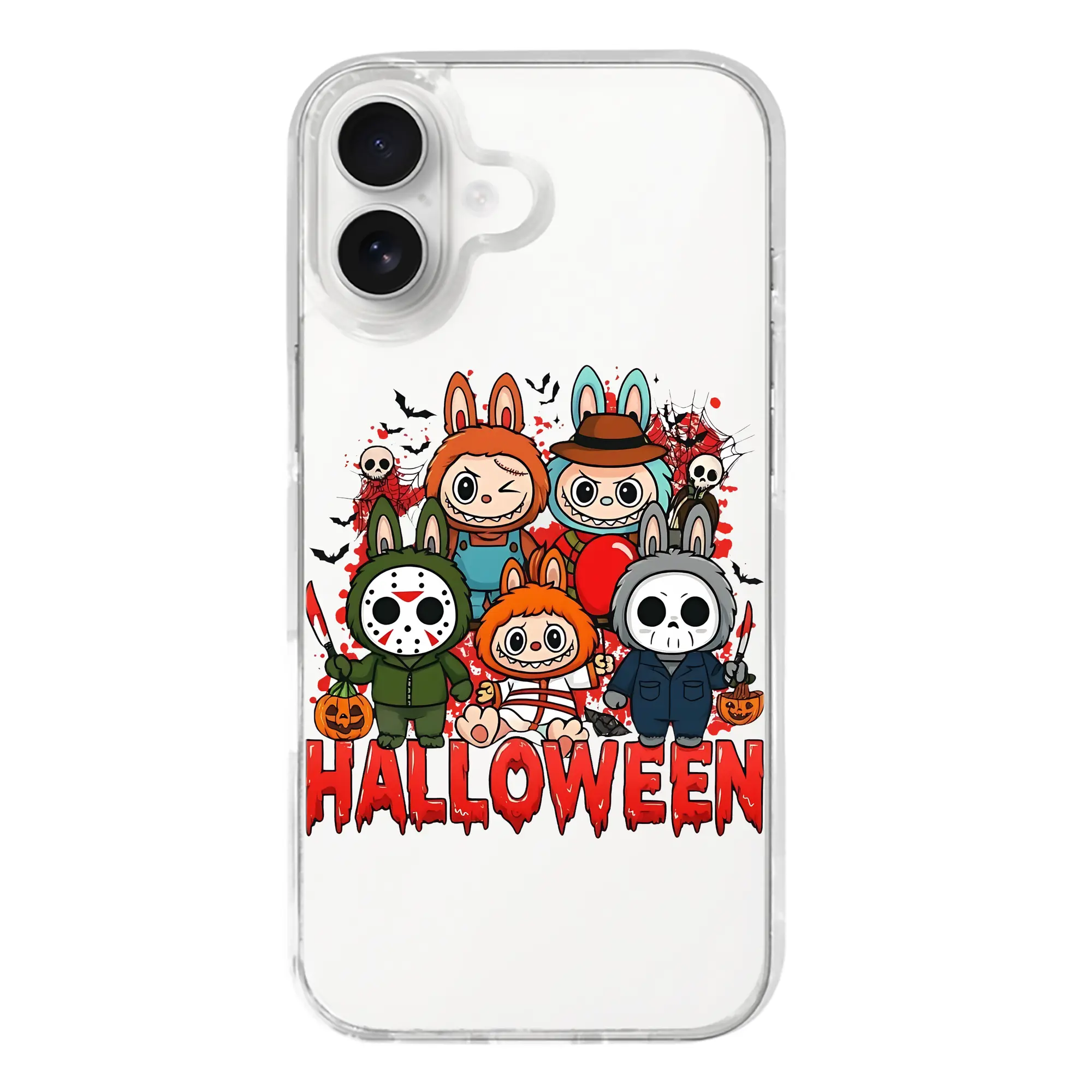 ラブブ グッズ ラブブ - iPhone 17シリーズ 透明スマホケース – 薄型・耐衝撃・精密フィット保護カバー